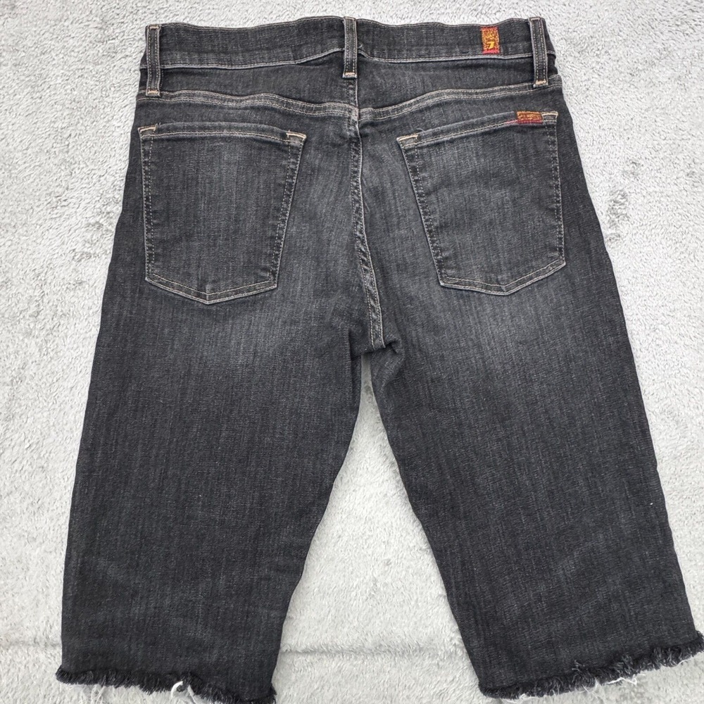 7 For All Mankind Women's Slimmy Shorts Size‎ 33 (Actual 32in. x 14in.) Stretch - Picture 10 of 11